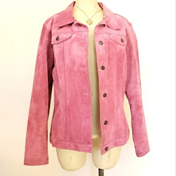 Pink Suede Jacket - Picture 10 of 12